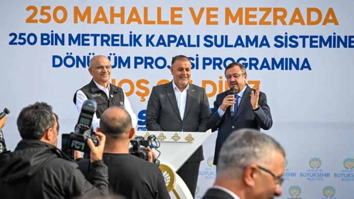 Malatya’da 70 milyon liralık sulama yatırımı