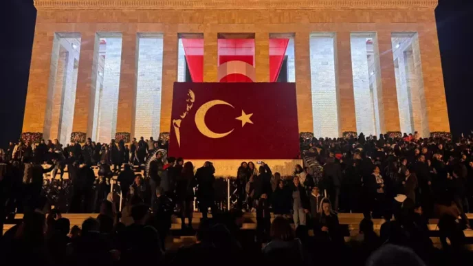 Anıtkabir’de 10 Kasım Rekoru: 1 Milyon 219 Bin Kişi Ata’sını Ziyaret Etti