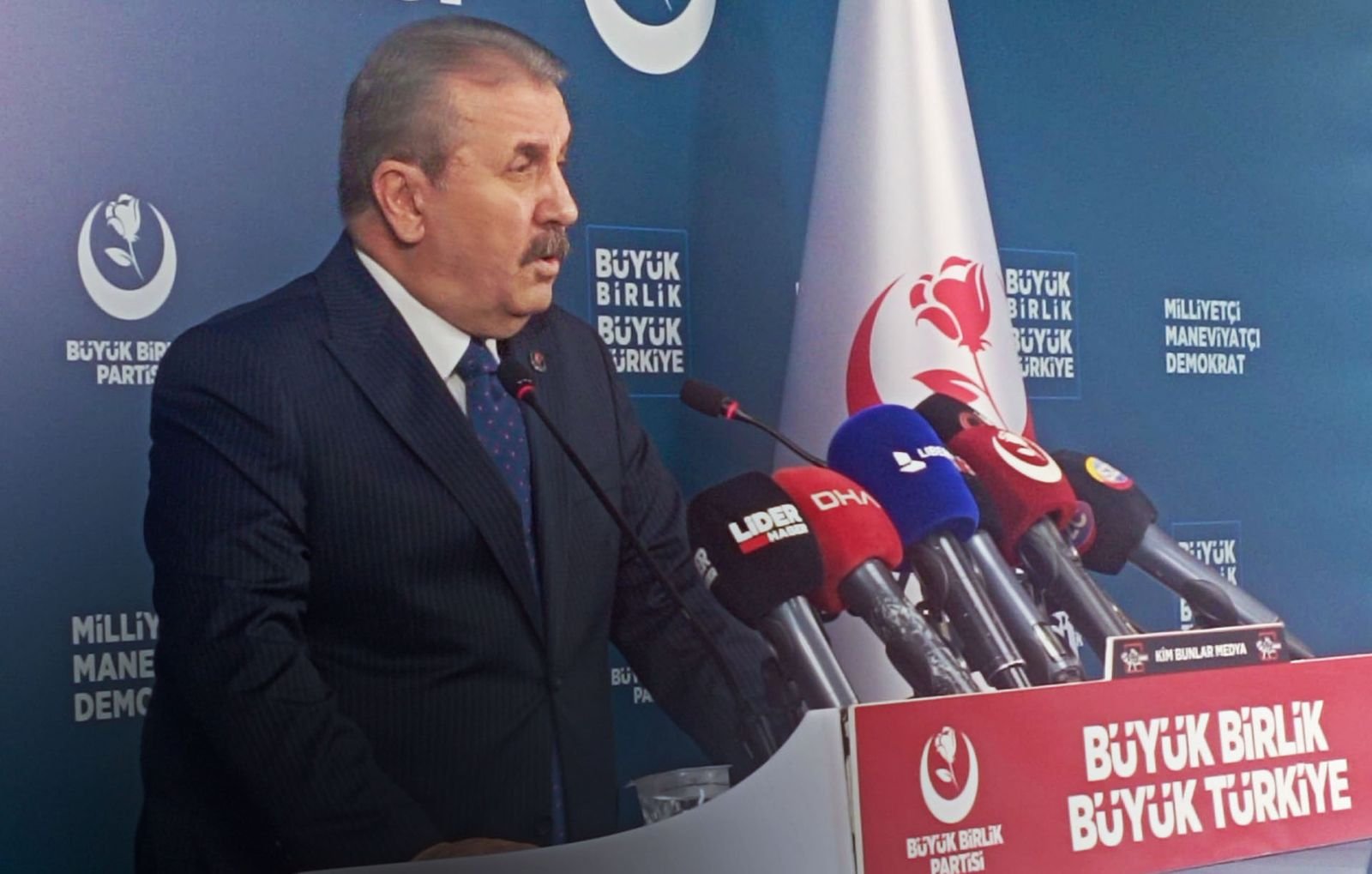 BBP Genel Başkanı Mustafa Destici: “Türkiye’nin İstikametini Başkaları Belirleyemez”