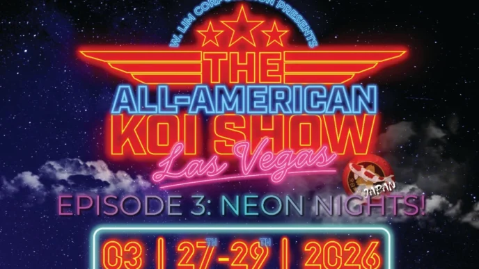 All American Koi Show 2026: Koi dünyasının en prestijli yarışması Las Vegas'a dönüyor