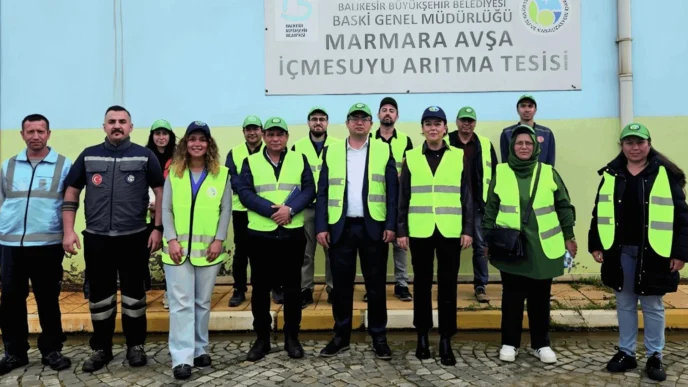 Balıkesir'de Avşa İçme Suyu Arıtma Tesisi’ne teknik inceleme