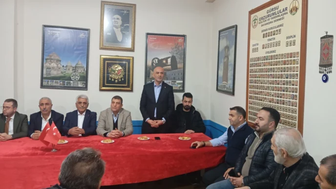 Bursa’da MHP’den Erzurumlulara ziyaret