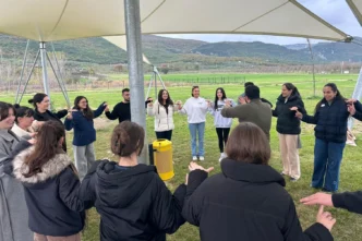 Bursa Nilüfer'de gençler iklim krizini doğada ele aldı