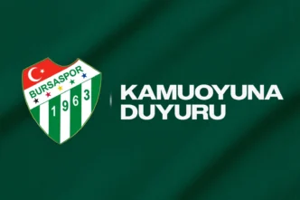 Bursaspor, forma göğüs sponsoru olmadan sahaya çıkacak