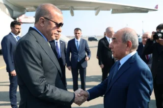 Cumhurbaşkanı Erdoğan Zafer Günü için Bakü'de