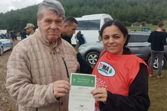 Erdoğan Demir’e TEMA’dan teşekkür belgesi