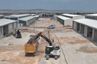 Eskişehir'de sanayi sitesi güçlü altyapıyla üretime hazırlanıyor