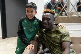 Galatasaray maçının yıldız ismi yeşil-siyahlı taraftarlarla buluştu