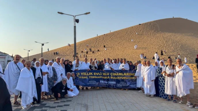 Umre ziyaretinde ikinci kafile Gaziantep'e döndü