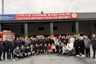 İtfaiyeci adaylarından Kocaeli İtfaiyesi’ne teknik ziyaret