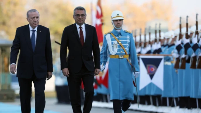 KKTC Cumhurbaşkanı Erhürman Külliye'de