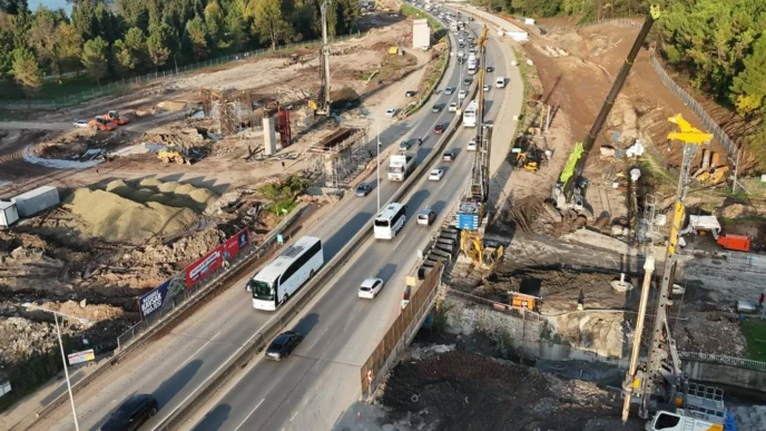 Kocaeli'de o kavşak için 6 noktada birden çalışmalar sürüyor
