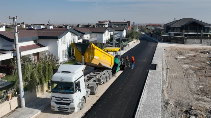 Konya Selçuklu'da ulaşıma üst yapı katkısı