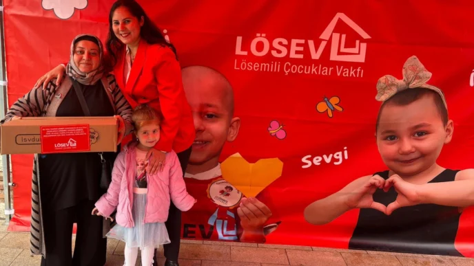 LÖSEV Bursa'da mutlu et paketleri dağıtıldı