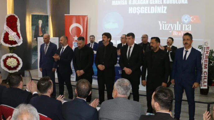 Manisa’da Hakan Göktaş yeniden başkan seçildi