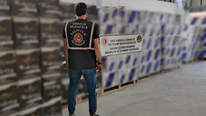 Gümrük ekipleri 51 milyon makaron ele geçirdi!