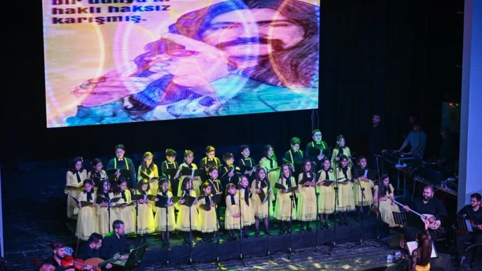 Minik kalplerden büyük ezgiler Malatya’da yankılandı