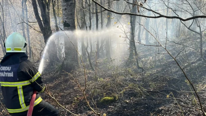 Ordu’da bir haftada 40 yangın alarmı