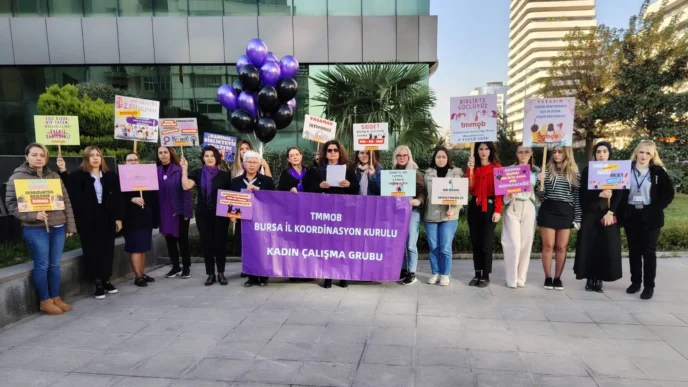 TMMOB Bursa İKK Kadın Çalışma Grubu’ndan farkındalık çağrısı