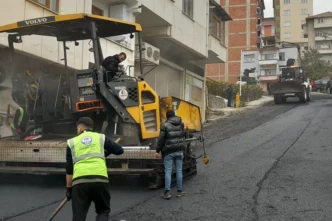 Trabzon’da kış öncesi yol çalışmaları hızlandı