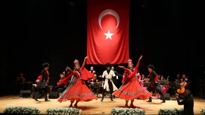 Türk dünyasından Kayseri Talas'a görkemli veda