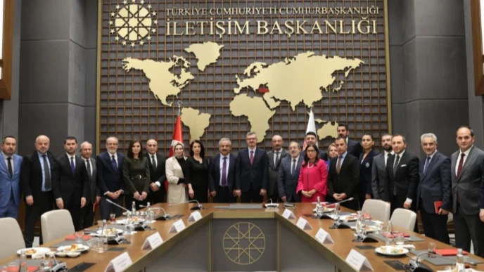 Türkiye Basın Federasyonu'ndan İletişim Başkanlığı'na ziyaret