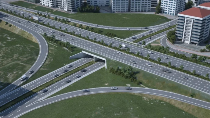 Abdülhamit Han Köprülü Kavşağı Mart’ta hizmete açılıyor