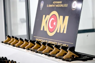 Adıyaman'da bin adet ateşe hazır tabanca ele geçirildi