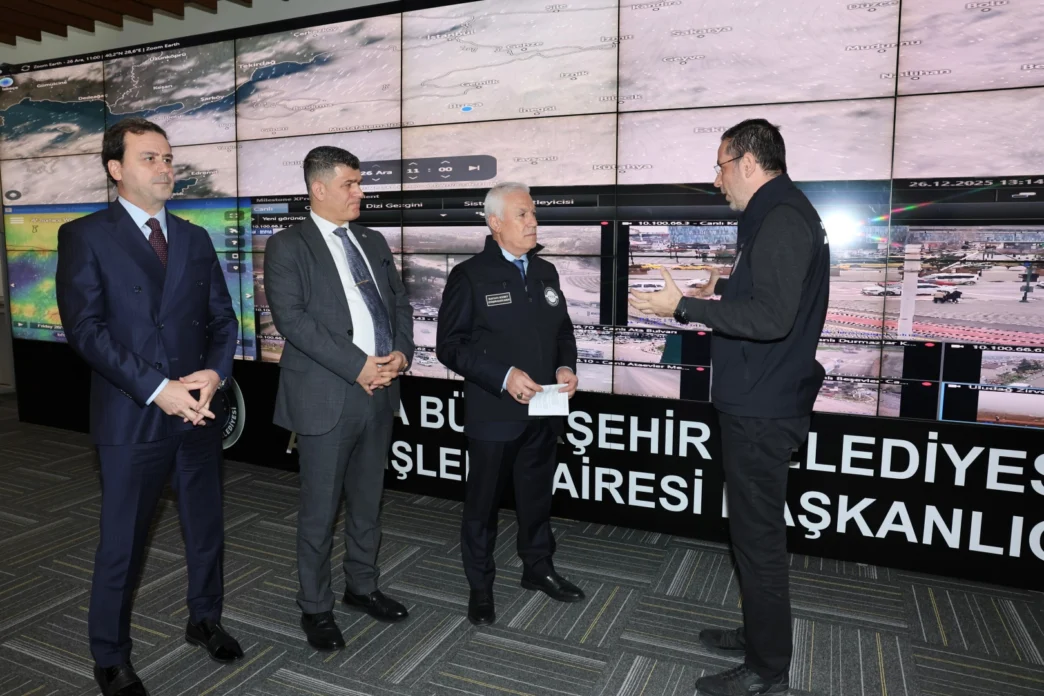 Bursa Büyükşehir'de kar alarmı