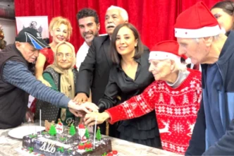 Bursa'da yaşlı çınarlara yılbaşı sürprizi
