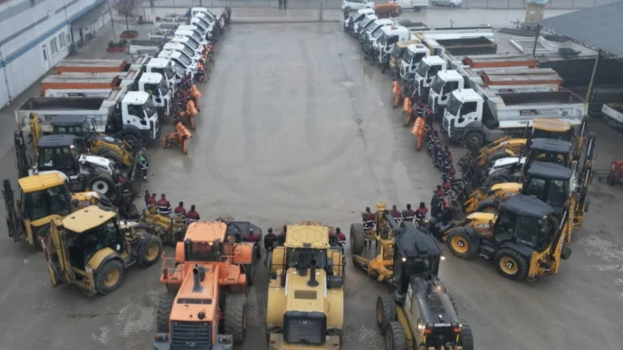 Bursa İnegöl Belediyesi’nde kış hazırlıkları tamam