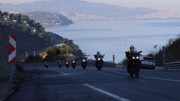 Bursa Jandarma'dan motosiklet sürücülerine ileri sürüş kursu