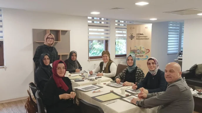 Bursa Olgunlaşma Enstitüsü'nde 'Küfi Hat' Atölyesi