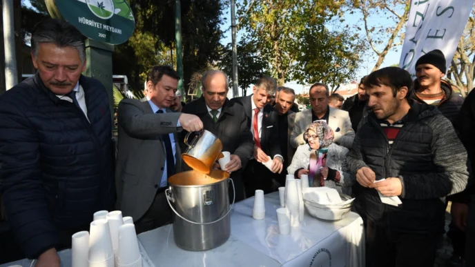 Bursa Osmangazi'de Başkan Aydın'ın yeni durağı Hürriyet oldu