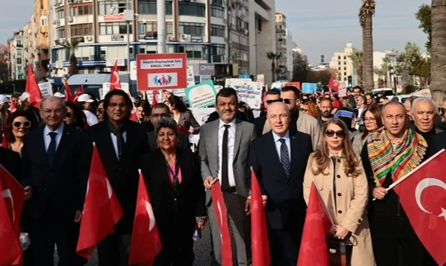 Denizli’de Dünya Engelliler Günü’nde farkındalık yürüyüşü