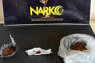 Düzce'de uyuşturucu operasyonu