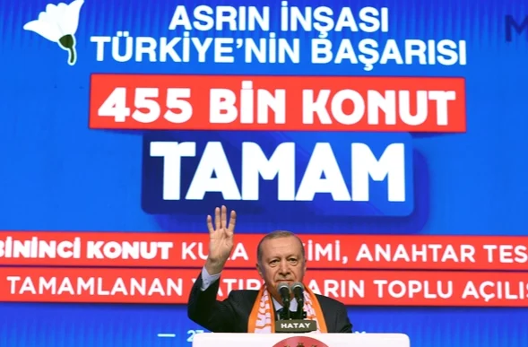 Erdoğan: 455 bininci konutu teslim ediyoruz