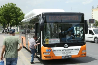 Gaziantep'te toplu ulaşım hattına yeni bir hat ekledi