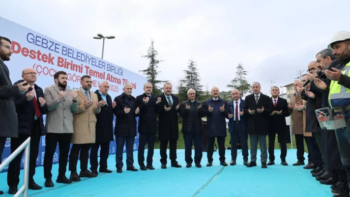 Gebze'de Çocuk Görüşme Merkezi için ilk harç