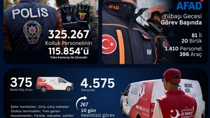 İçişleri Bakanlığı'ndan yılbaşı tedbirleri: 325 bin personel sahada olacak