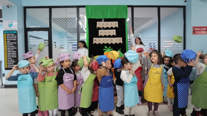 Kayserili minik şefler mutfağa girdi