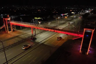 Kocaeli'den kadına şiddete karşı turuncu mesaj