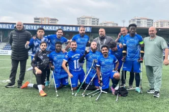 Kocaeli'de Ampute Futbol Takımı lige fırtına gibi başladı