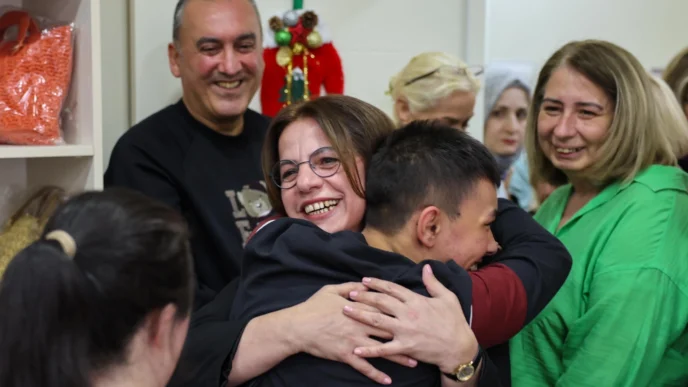 Maltepe'de Üreten Engelliler Merkezi’nde erken kutlama