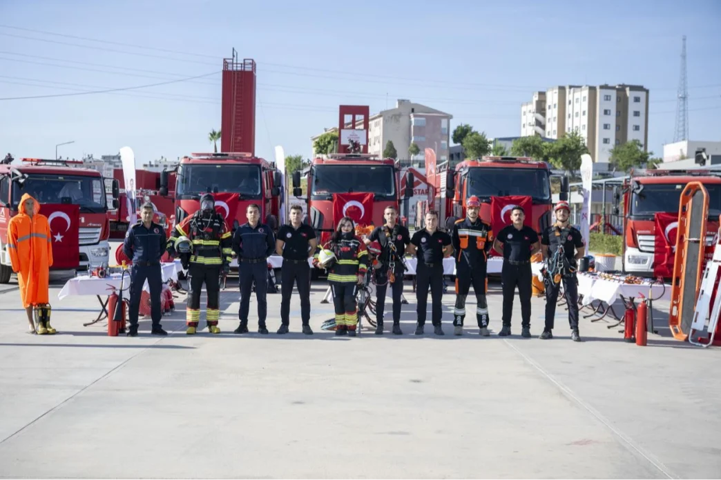 Mersin itfaiyesi modern ekipmanlarla güçlendi
