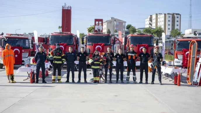 Mersin itfaiyesi modern ekipmanlarla güçlendi