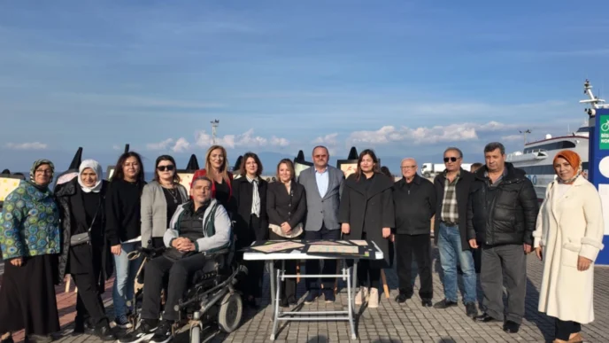 Mudanya’da 'Sanata Engel Yoktur' sergisine yoğun ilgi
