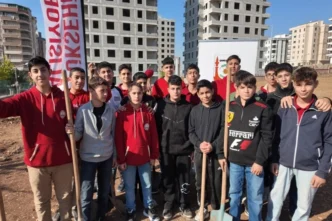 Yeşeren Okullar Projesi ile fidanlar toprakla buluşuyor