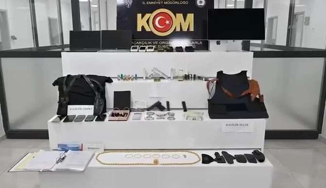 Adıyaman’da silahlı suç örgütüne operasyon: 22 gözaltı