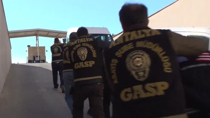 Antalya'da milyon dolarlık kripto para gaspı çetesi çökertildi